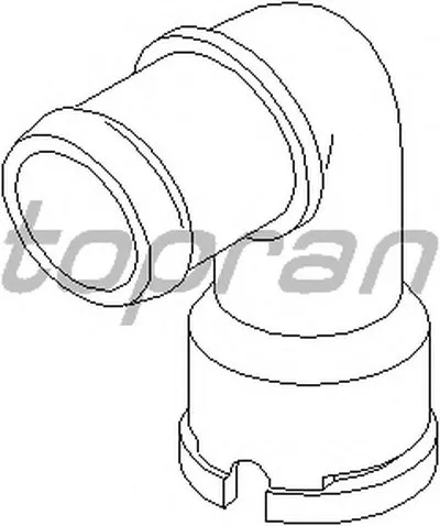 Фланец охлаждающей жидкости TOPRAN купить