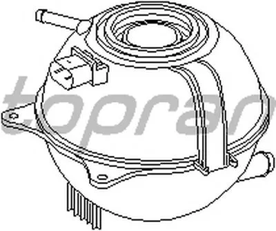 Компенсационный бак, охлаждающая жидкость TOPRAN купить