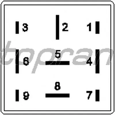 Реле, стартер TOPRAN купить