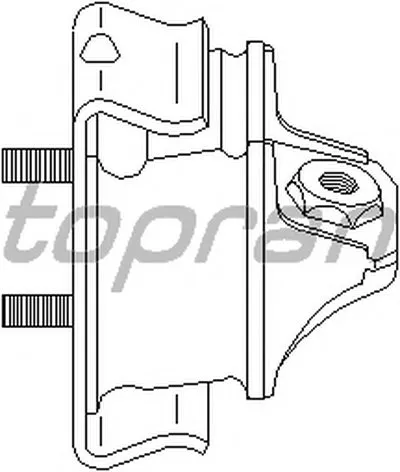 Кронштейн двигателя TOPRAN купить