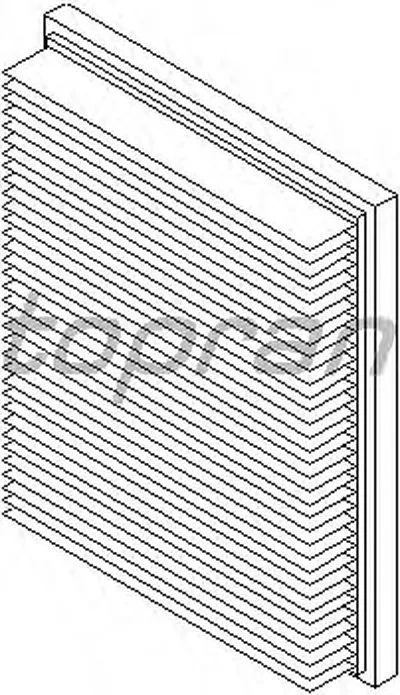 Воздушный фильтр TOPRAN купить