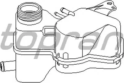 Компенсационный бак, охлаждающая жидкость TOPRAN купить