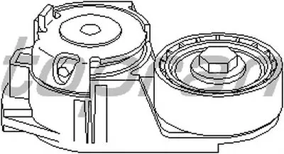 Натяжитель ремня, клиновой зубча TOPRAN купить