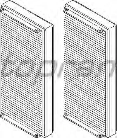 Фильтр, воздух во внутренном пространстве TOPRAN купить