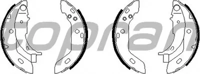Комплект тормозных колодок TOPRAN купить
