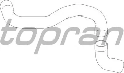 Трубка нагнетаемого воздуха TOPRAN купить