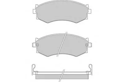 Комплект тормозных колодок, дисковый тормоз E.T.F. купить