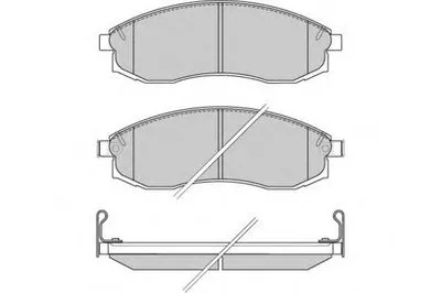 Комплект тормозных колодок, дисковый тормоз E.T.F. купить