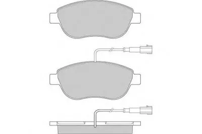 Комплект тормозных колодок, дисковый тормоз E.T.F. купить