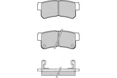 Комплект тормозных колодок, дисковый тормоз E.T.F. купить