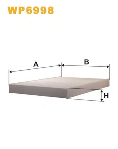 Фильтр, воздух во внутренном пространстве WIX FILTERS купить