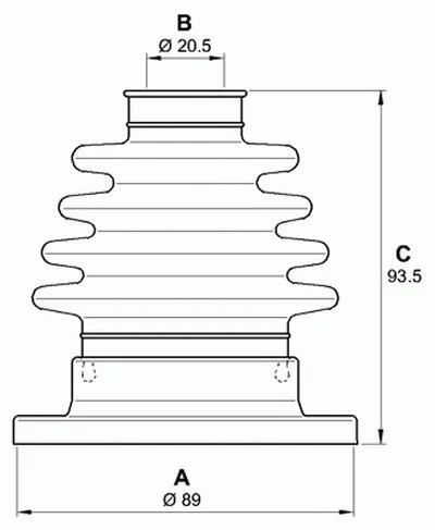 Комплект пылника, приводной вал SPIN OPEN PARTS купить
