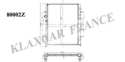Радиатор, охлаждение двигателя KLAXCAR FRANCE купить
