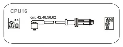 Комплект проводов зажигания JANMOR купить