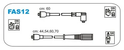 Комплект проводов зажигания JANMOR купить