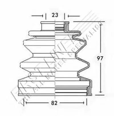 Пыльник, приводной вал FIRST LINE купить
