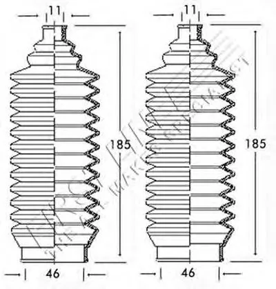 Пыльник, рулевое управление FIRST LINE купить