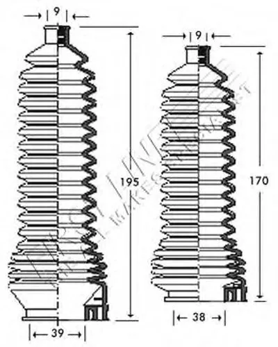 Пыльник, рулевое управление FIRST LINE купить