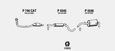 Система выпуска ОГ FENNO купить