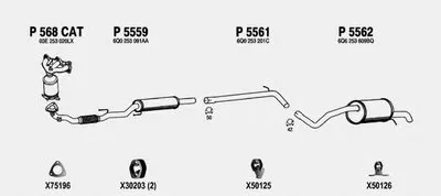 Система выпуска ОГ FENNO купить