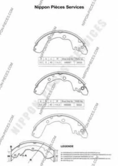 Комплект тормозных колодок NPS купить