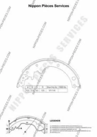 Комплект тормозных колодок NPS купить
