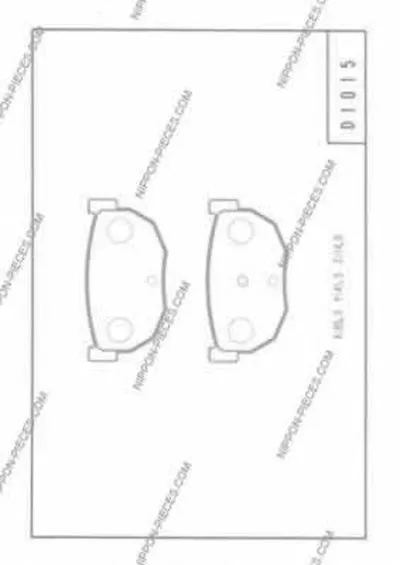 Комплект тормозных колодок, дисковый тормоз NPS купить