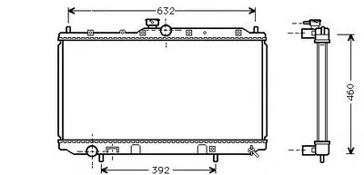 Радиатор, охлаждение двигателя ASHUKI купить