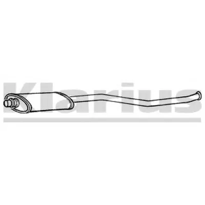 Средний глушитель выхлопных газов KLARIUS купить