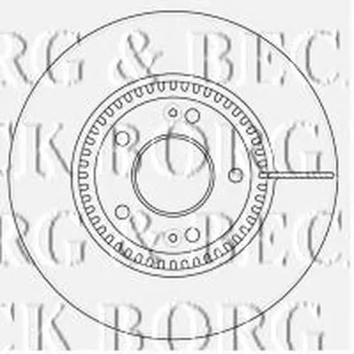 Тормозной диск BORG & BECK купить