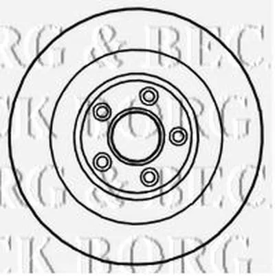 Тормозной диск BORG & BECK купить
