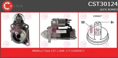 Стартер GENUINE SERIES CASCO купить