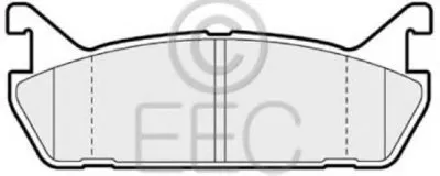 Комплект тормозных колодок, дисковый тормоз EEC купить