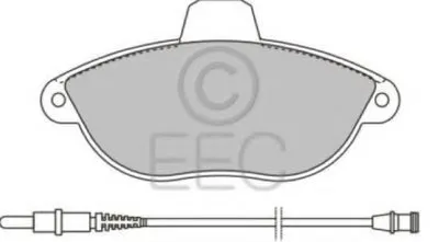 Комплект тормозных колодок, дисковый тормоз EEC купить