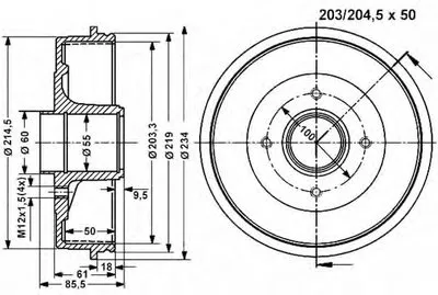Тормозной барабан VEMA купить