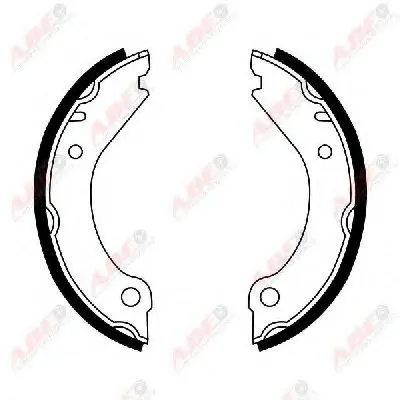 Комплект тормозных колодок, стояночная тормозная система ABE купить