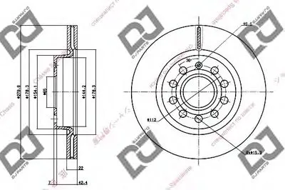 Тормозной диск DJ PARTS купить