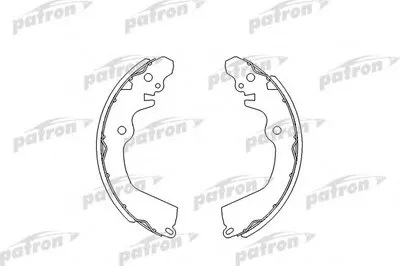 Комплект тормозных колодок PATRON купить