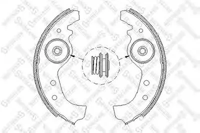 Комплект тормозных колодок STELLOX купить
