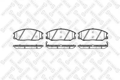 Комплект тормозных колодок, дисковый тормоз STELLOX купить