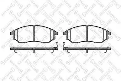 Комплект тормозных колодок, дисковый тормоз STELLOX купить
