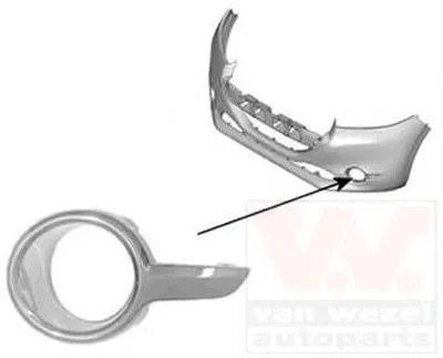 Облицовка, бампер VAN WEZEL купить