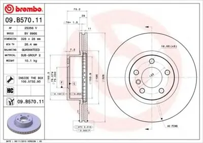 Тормозной диск COATED DISC LINE BREMBO купить
