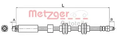 Тормозной шланг METZGER купить