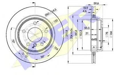 Тормозной диск ICER купить