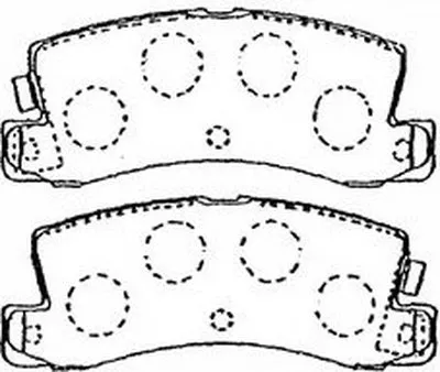 Комплект тормозных колодок, дисковый тормоз Premium Advics AISIN купить