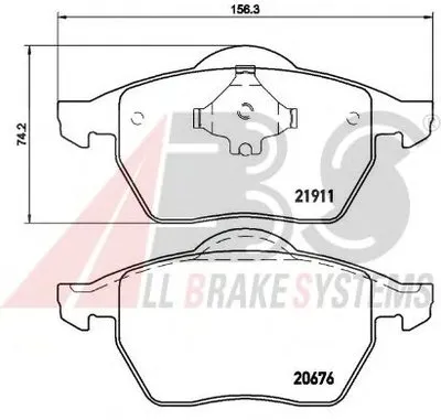 Комплект тормозных колодок, дисковый тормоз SPORTLINE A.B.S. купить