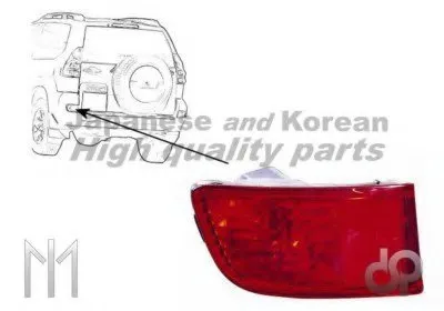 Задняя противотуманная фара ASHUKI купить