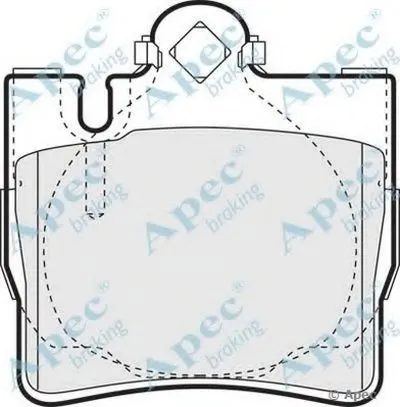 Комплект тормозных колодок, дисковый тормоз APEC braking купить