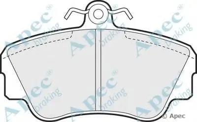 Комплект тормозных колодок, дисковый тормоз APEC braking купить